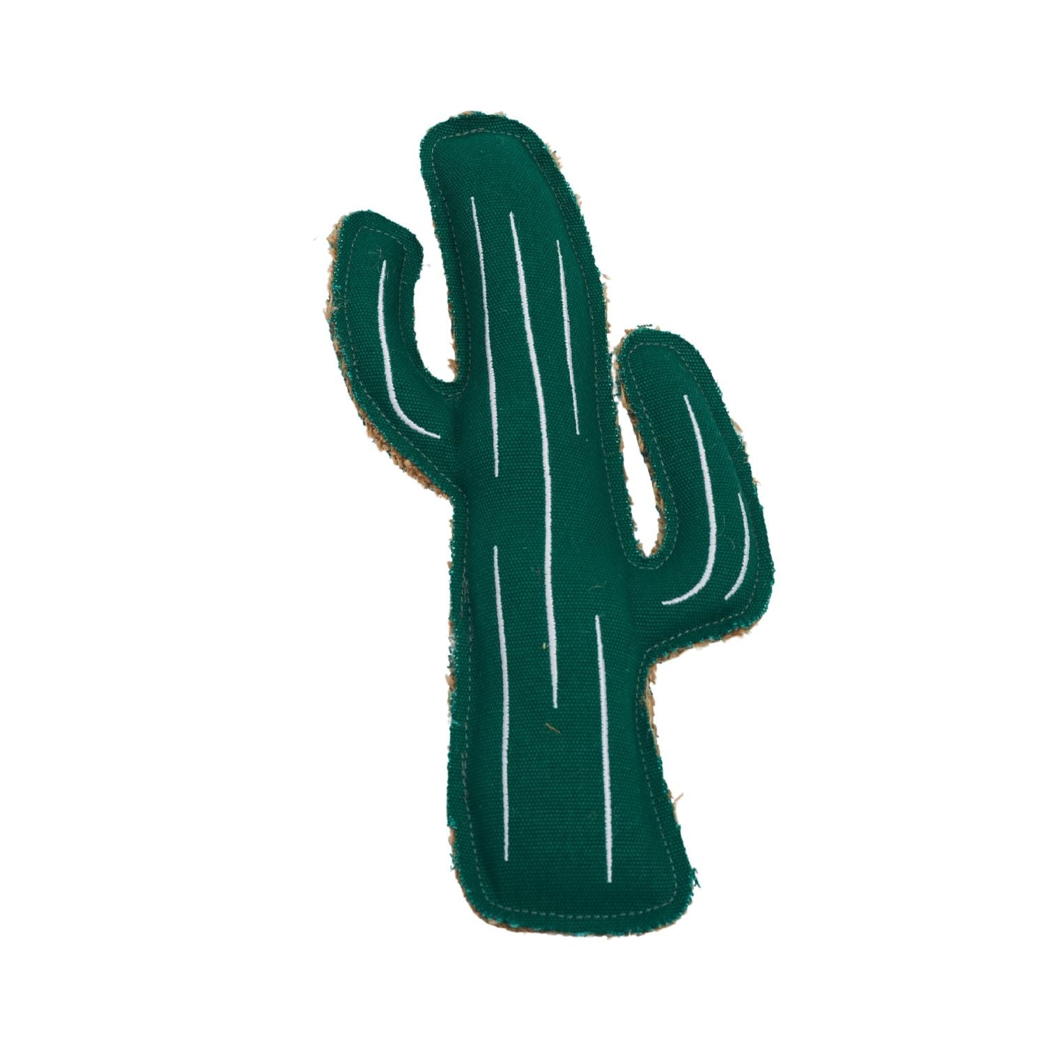 Country Living Canvas & Jute Cactus-Shaped Dog Chew Toy