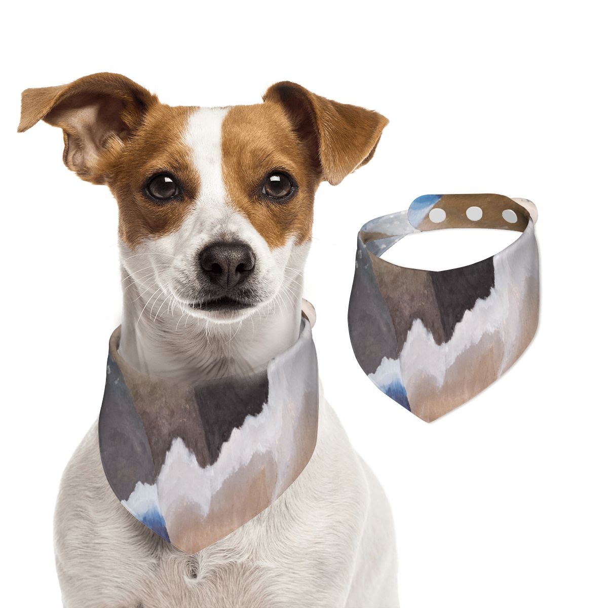 Sebastian & Clementine Reaching Waves Pet Cotton Bandana