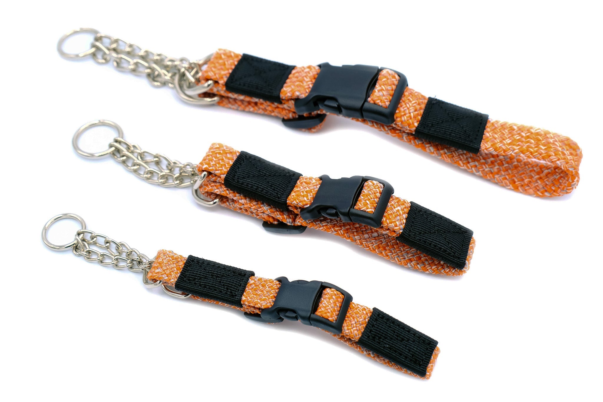 Euro-Dog Adventure Style Mountain Flat Weave Martingale Dog Collar