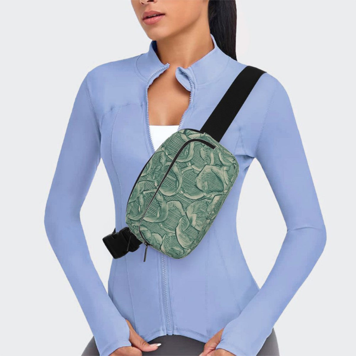 Sebastian & Clementine Green Paint Fanny Pack