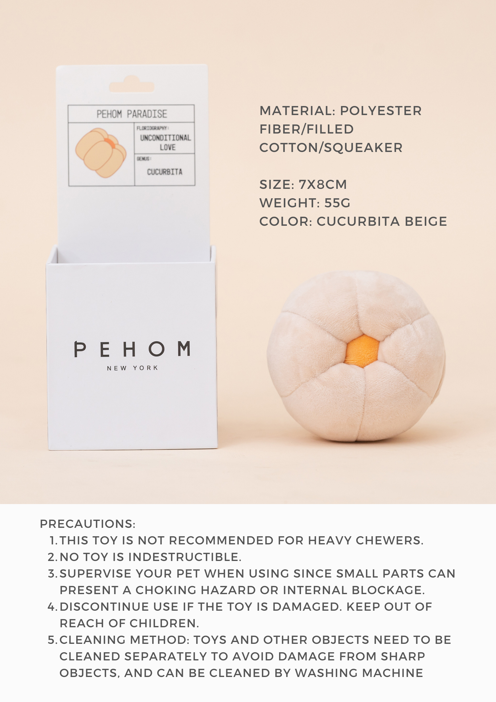 Pehom | Paradise Pet Toy - Cucurbita