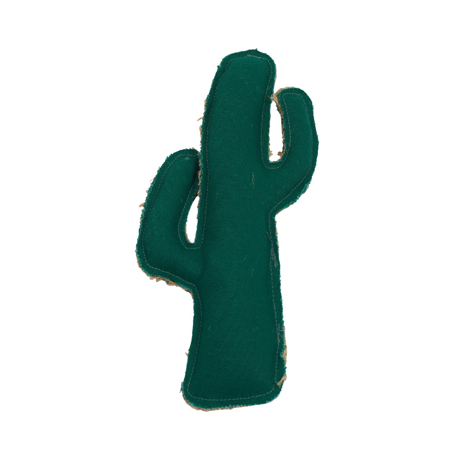 Country Living Canvas & Jute Cactus-Shaped Dog Chew Toy