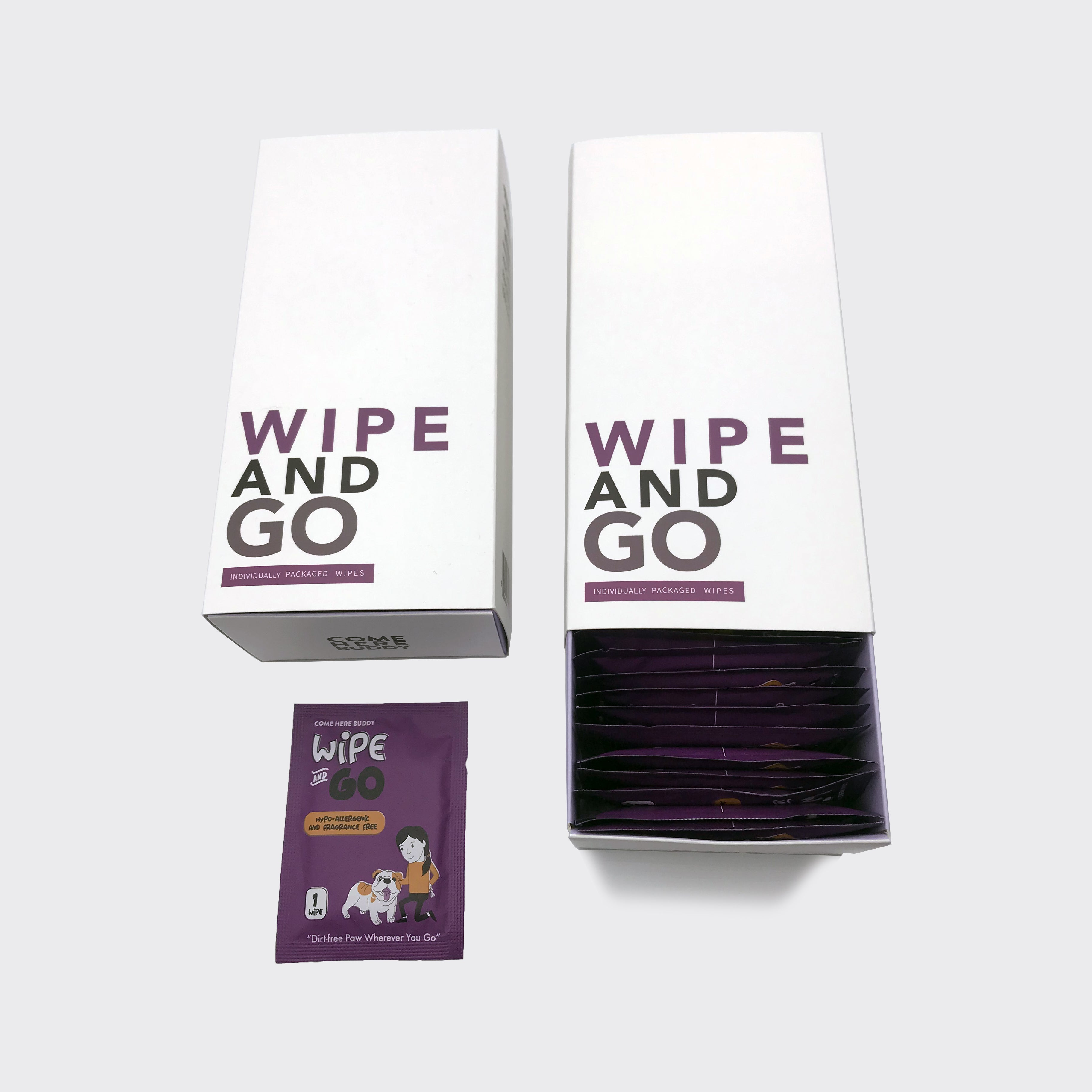 Come Here Buddy Wipe and Go Pet Wipes