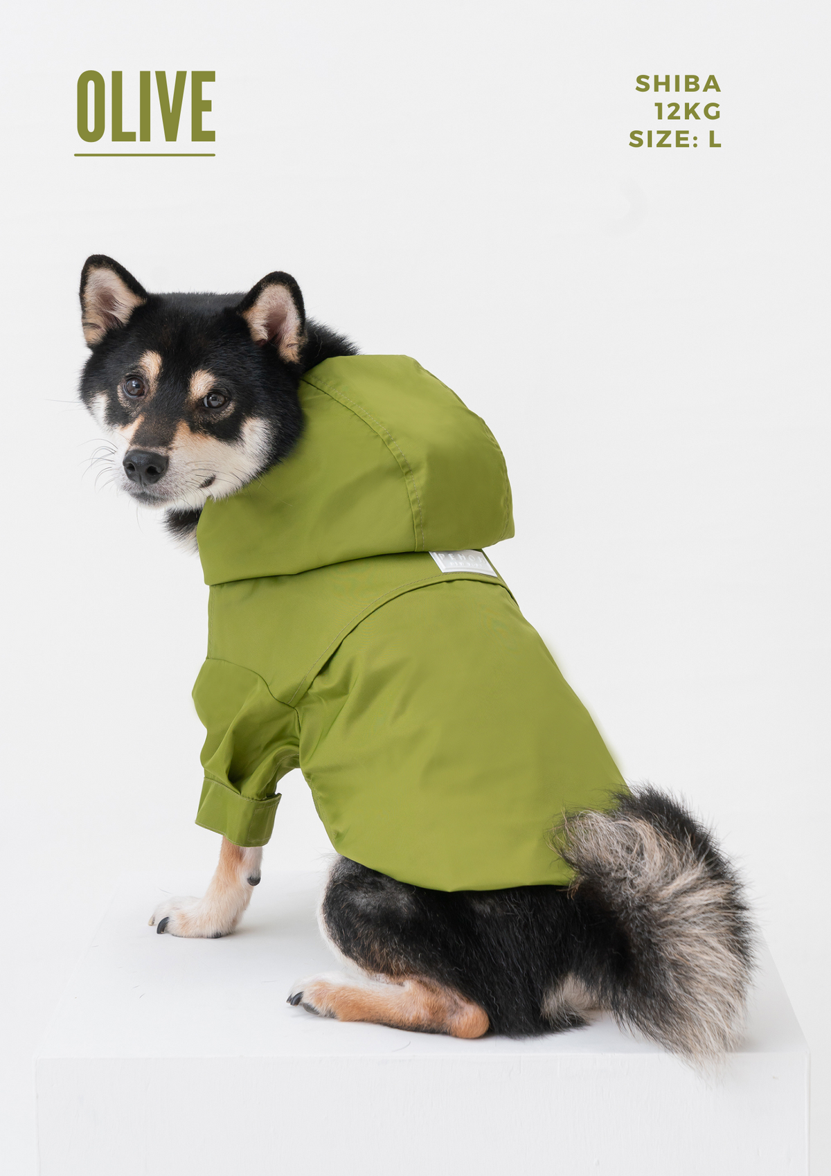 Pehom | Tribeca Adjustable Velcro Raincoat - Egg Yolk