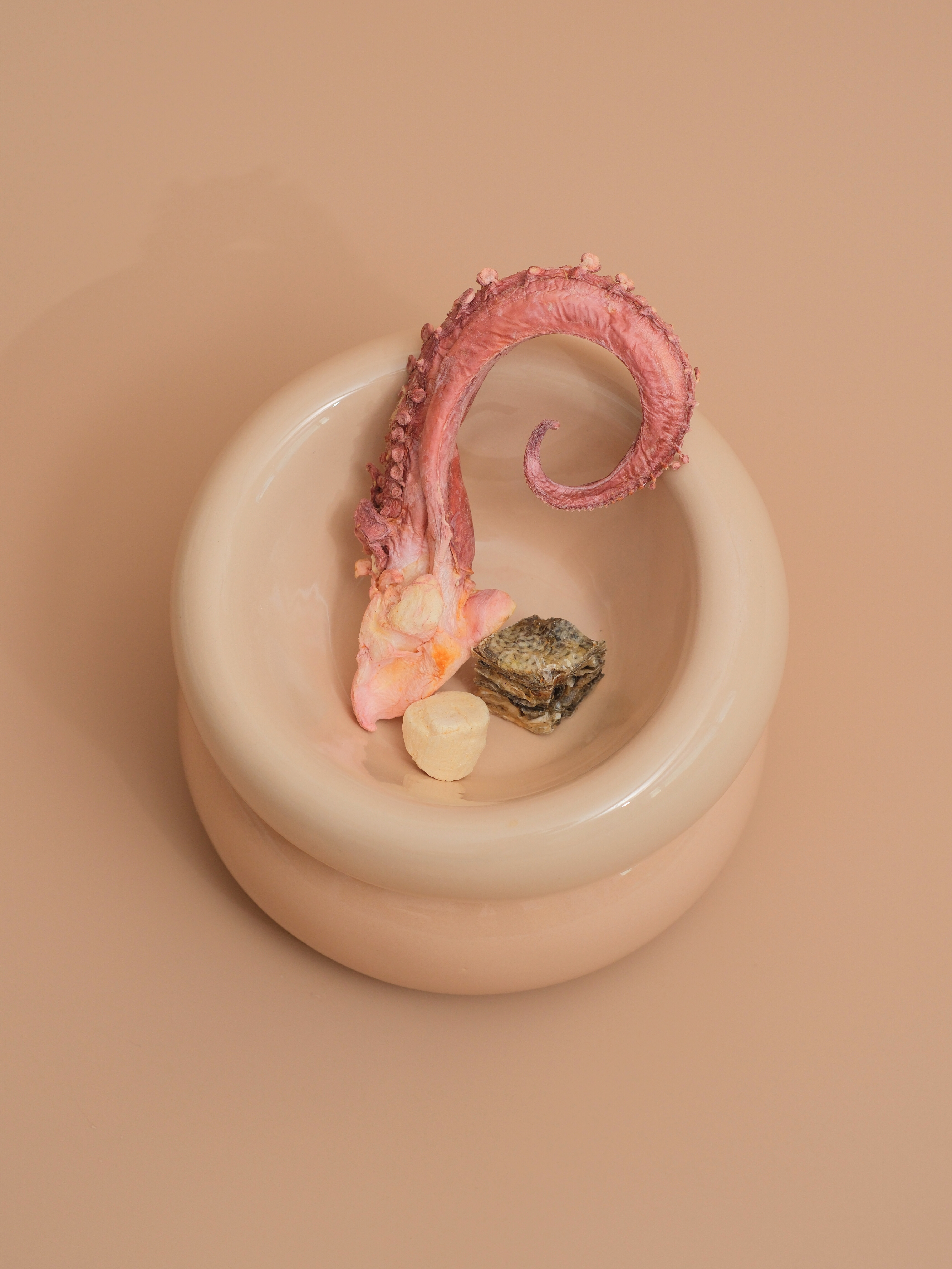 Pehom | Soufflé Pet Bowl - Cream Beige