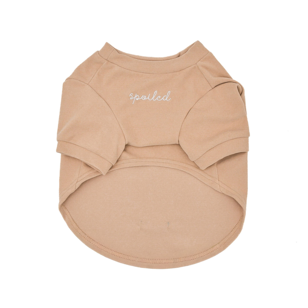 Fur Elise Mock Neck Shirt - Latte