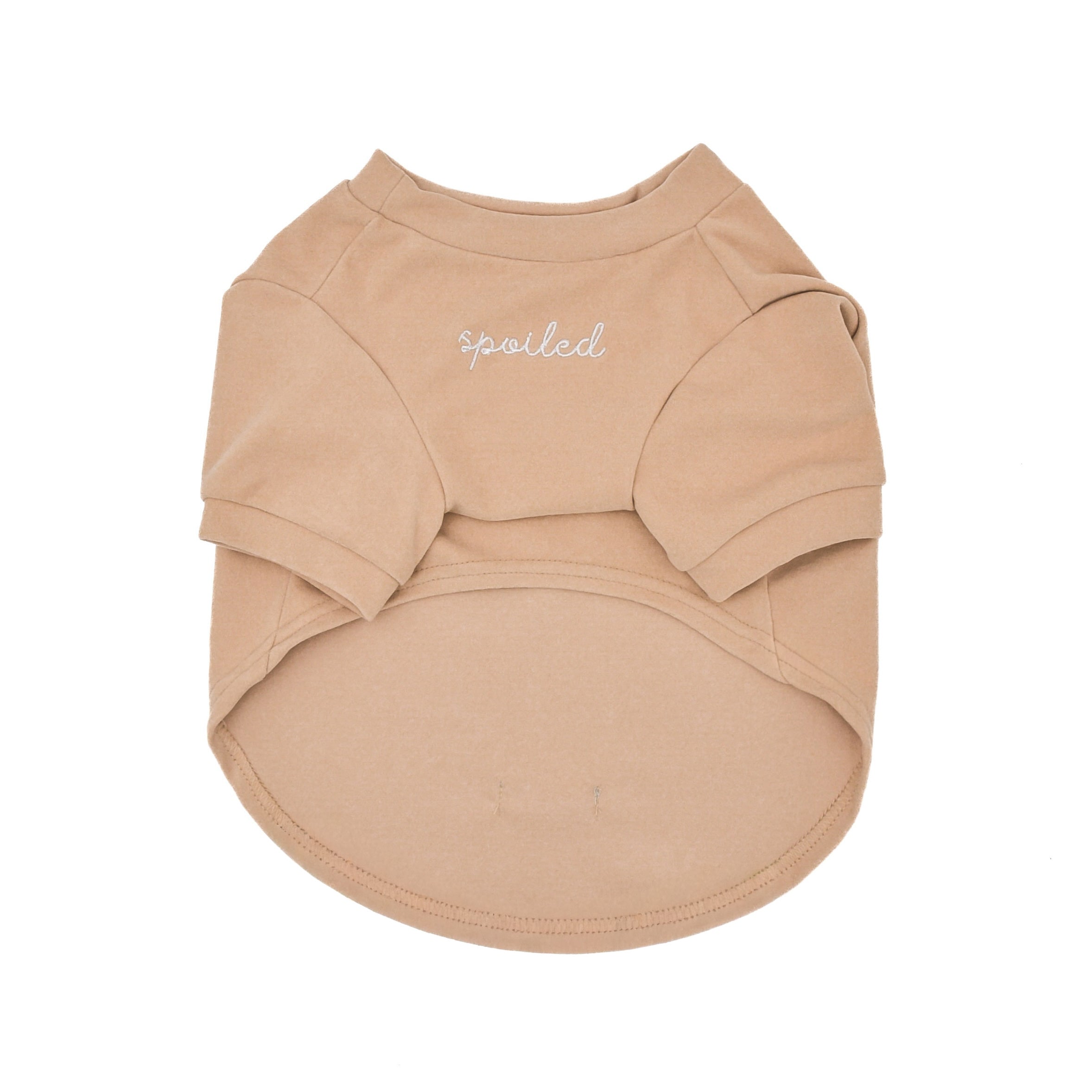 Fur Elise Mock Neck Shirt - Latte