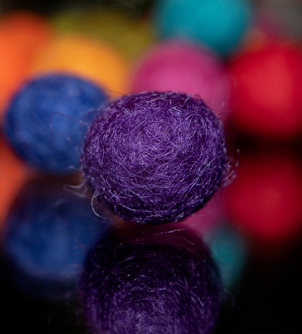 Organic Wool Cat Toy Balls | Handmade Natural Felted Wool Cat Toys