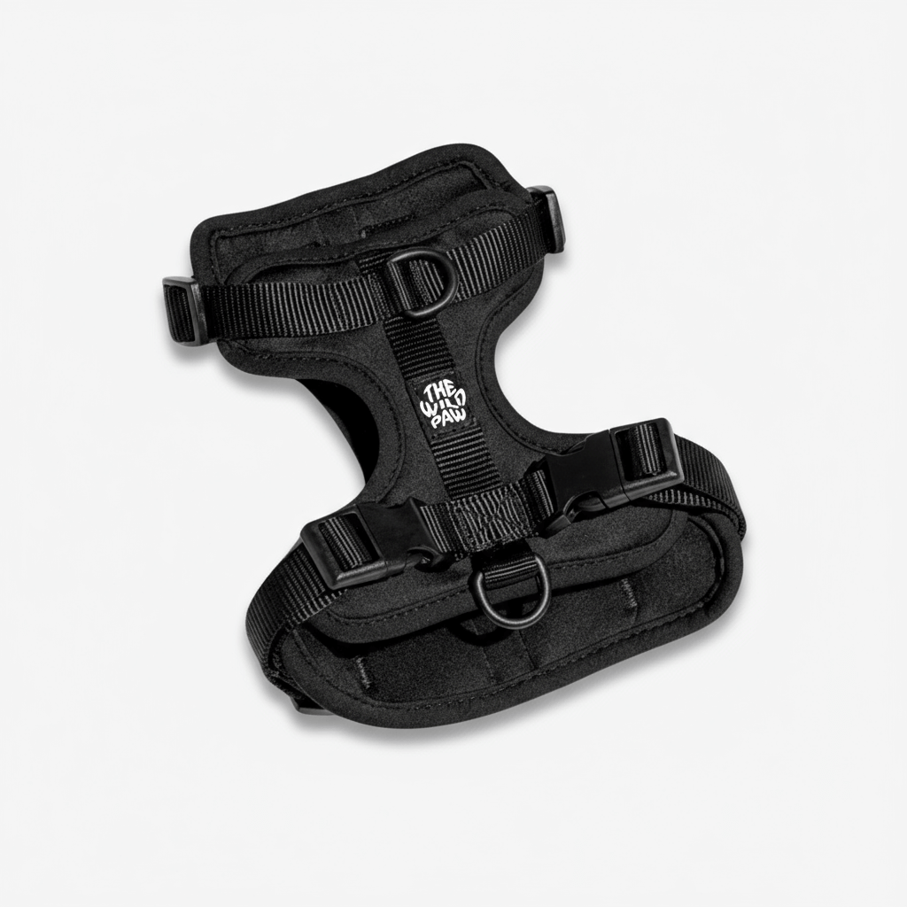 The Wild Paw Black AdventurePro Harness