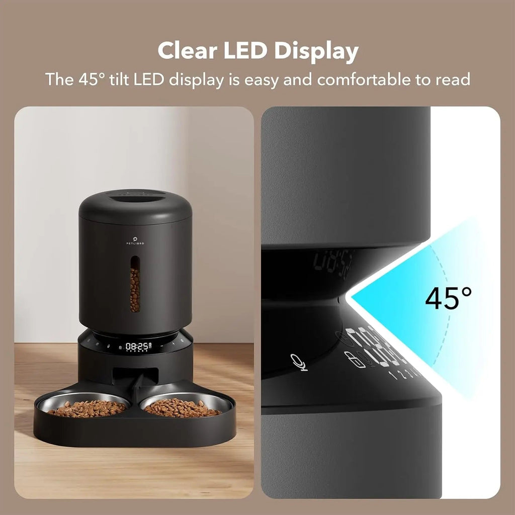 Automatic Cat Feeder with Timer for 2 Cats | Smart Dry Food Dispenser