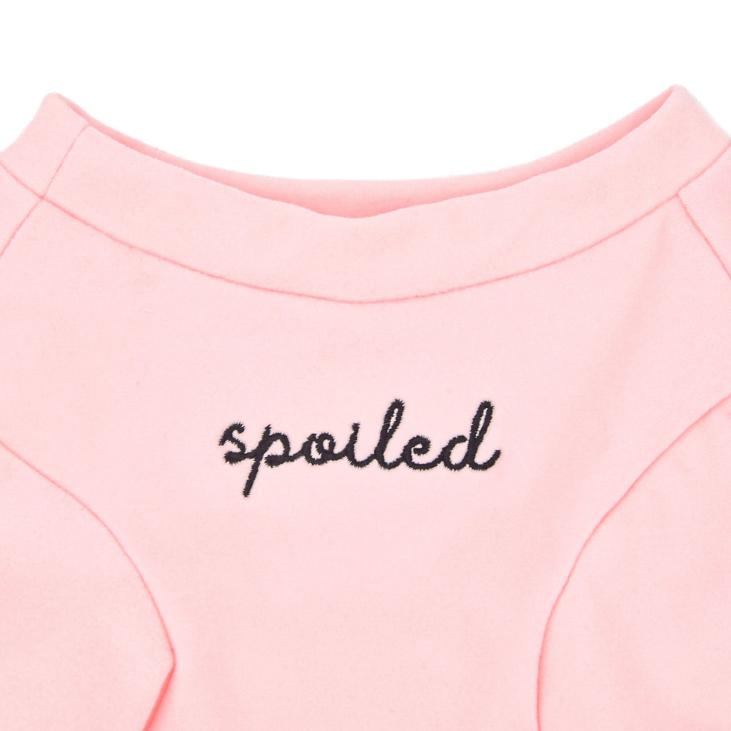 Fur Elise Mock Neck Shirt - Blush