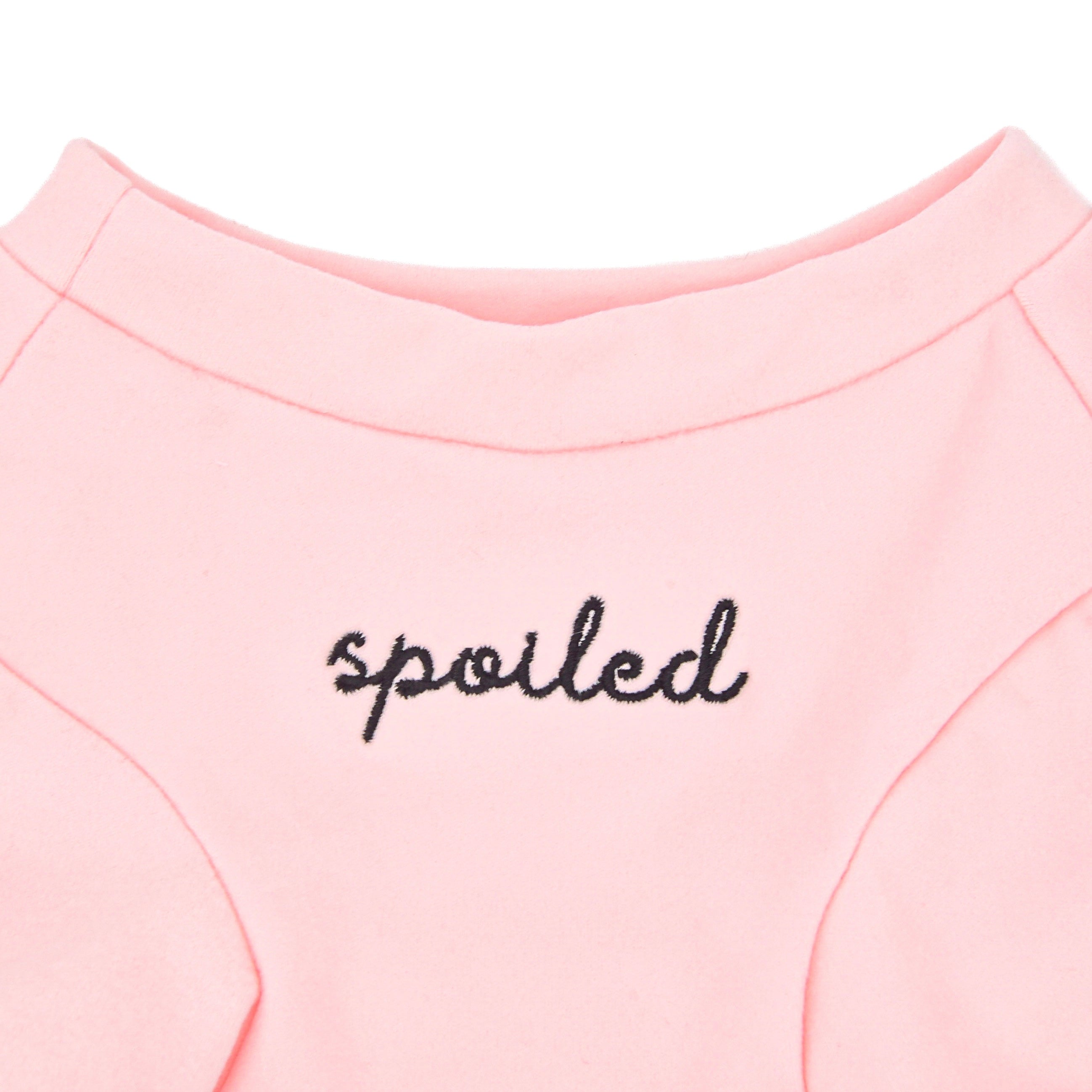 Fur Elise Mock Neck Shirt - Blush