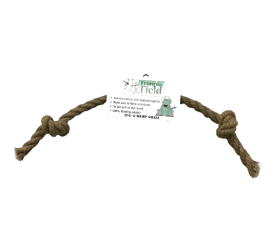 Natural Hemp Dog Tug Toy