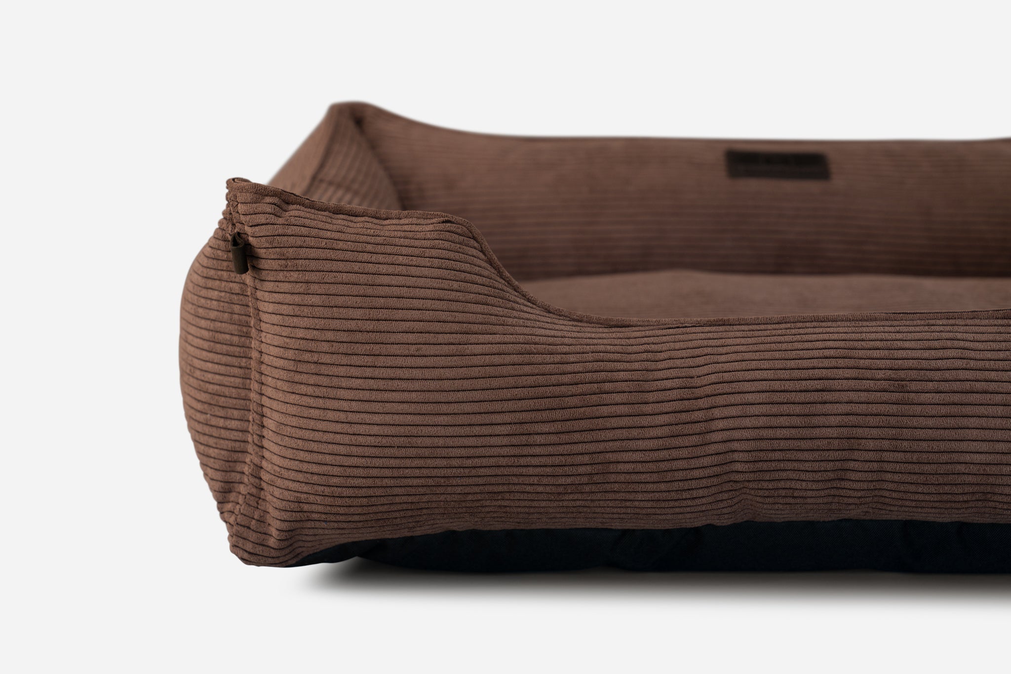 Chester & Lee | Fancy Corduroy Sleeper Dog Bed Brown