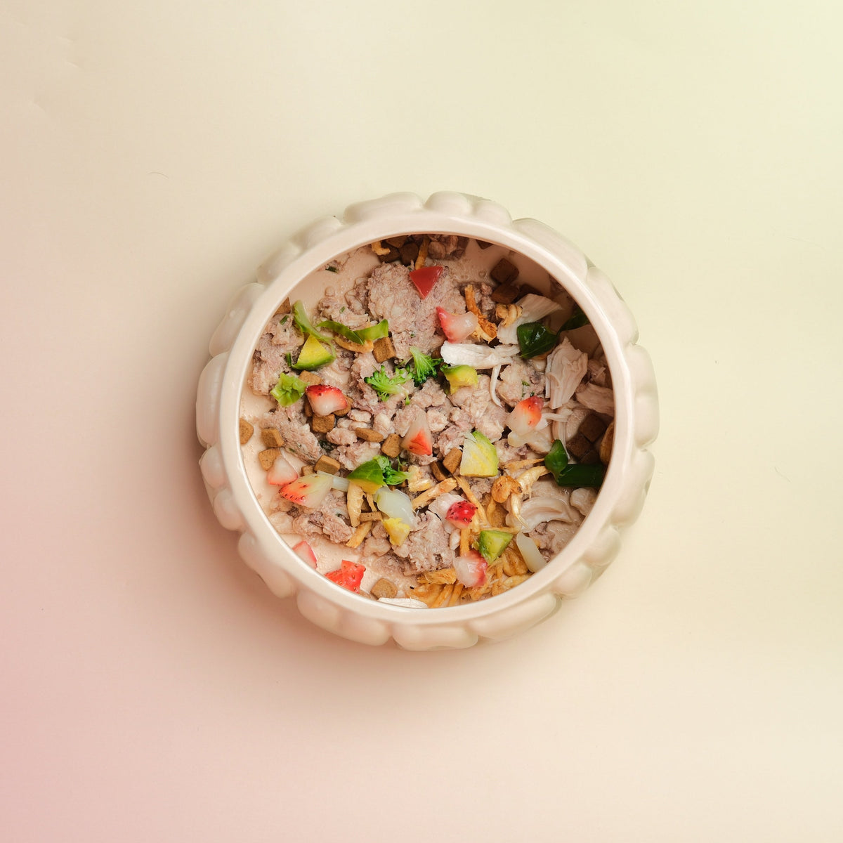 Pehom | Puff Pet Bowl - Gradient Caramel