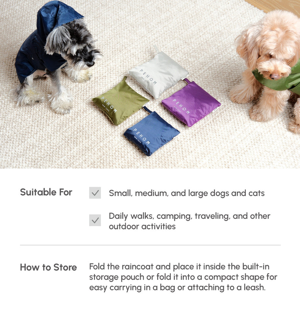 Capsule Raincoat - Purple