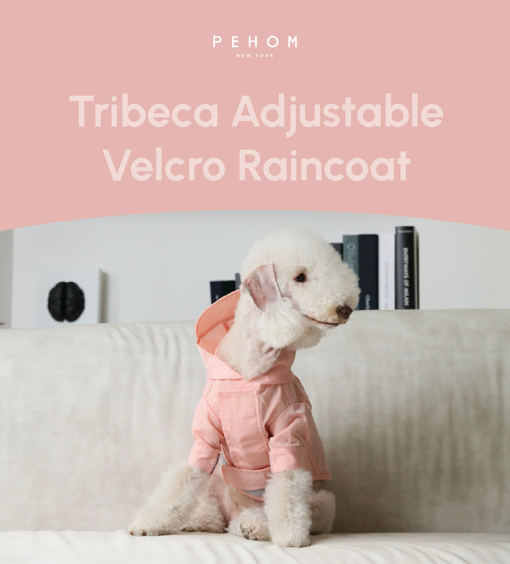 Pehom | Tribeca Adjustable Velcro Raincoat - Light Pink