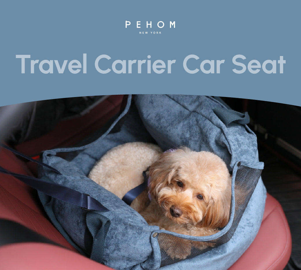Pehom | Puff Guard Dog Car Seat - Blue