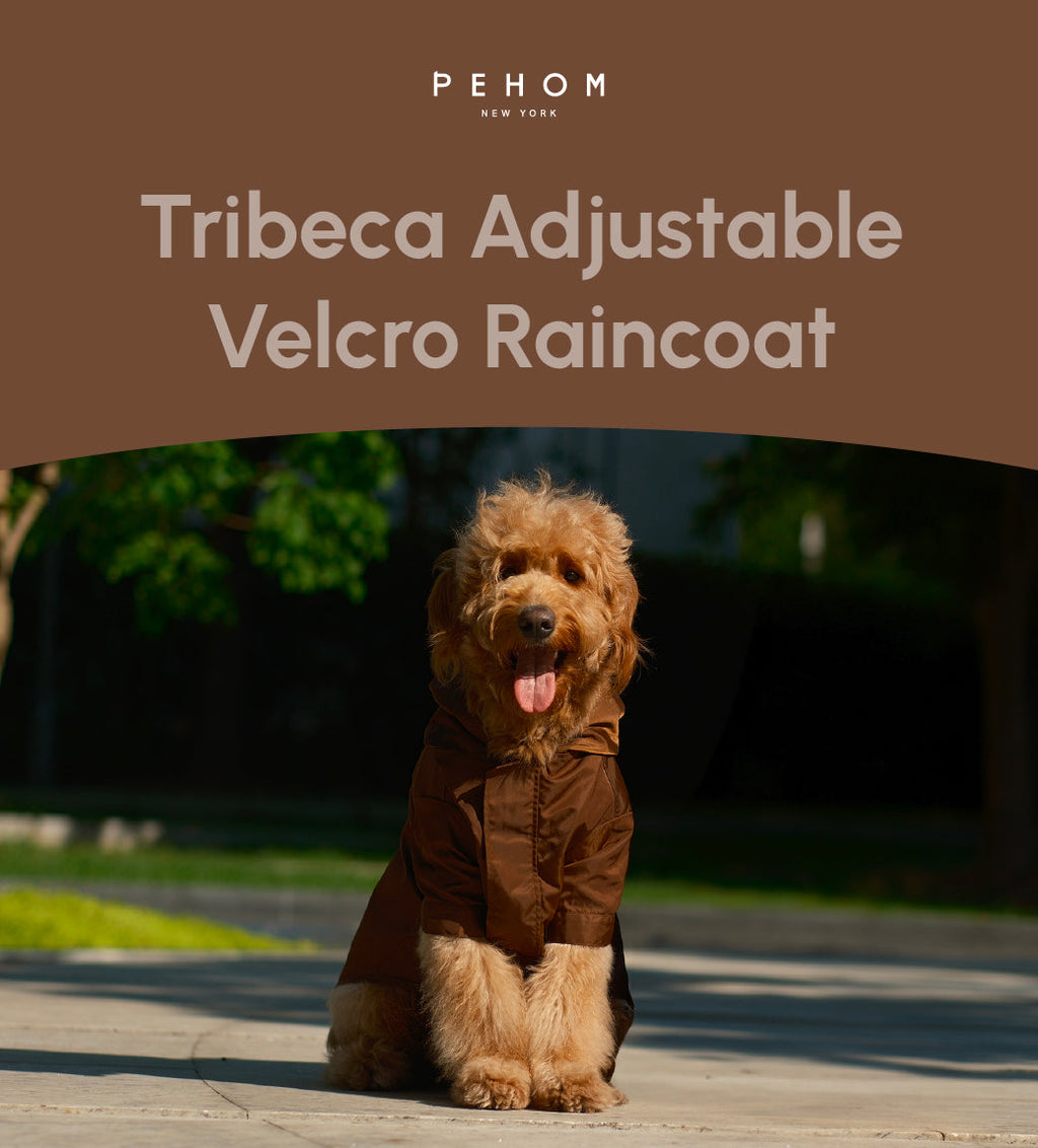Pehom | Tribeca Adjustable Velcro Raincoat -  Choco