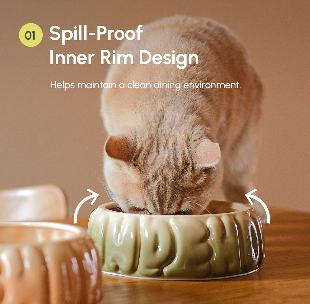 Pehom | Puff Pet Bowl - Gradient Olive