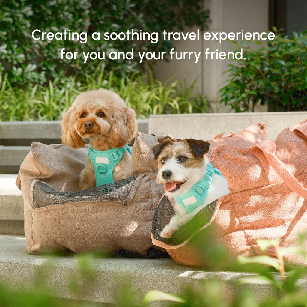 Pehom | Puff Guard Dog Car Seat - Pink