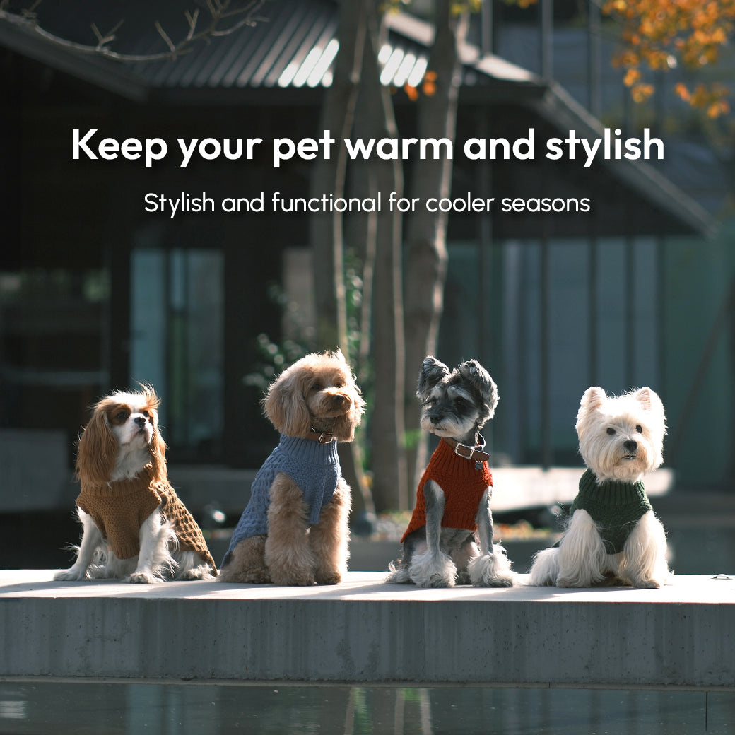 Pehom | Pet Sweater Vest - Toffee Orange