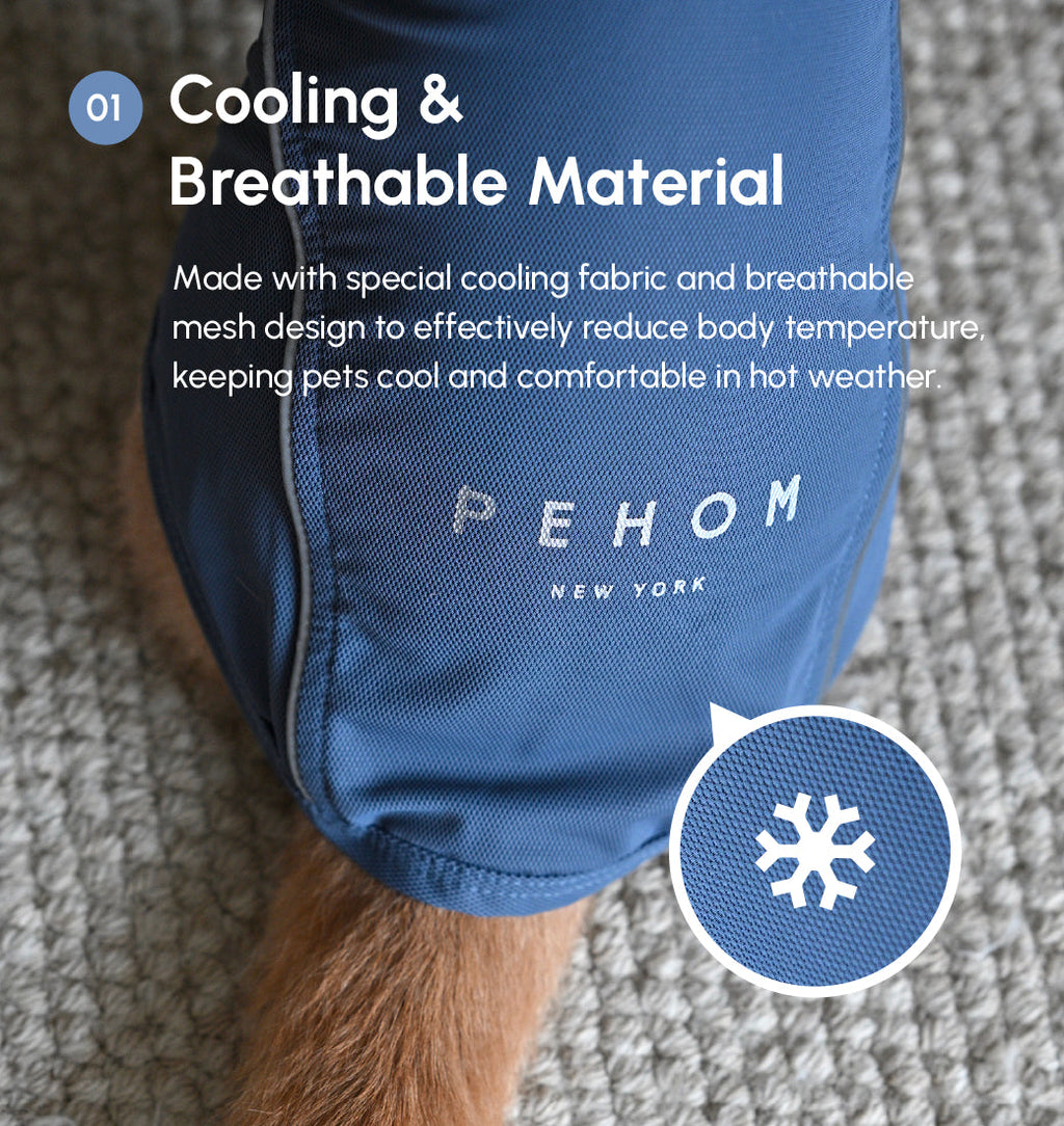 Pehom | Chill Vest Shirt - Blue