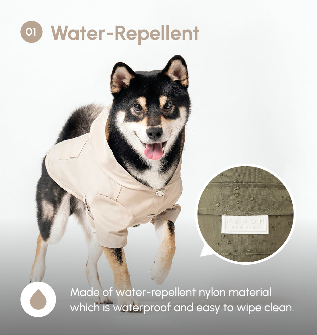 Pehom | Bowery Raincoat - Beige