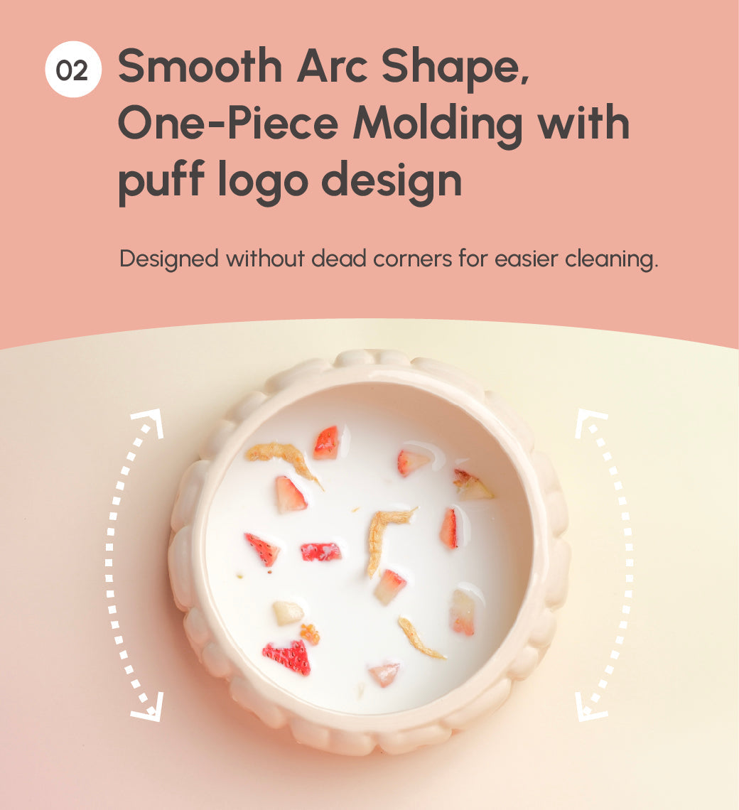 Pehom | Puff Pet Bowl - Gradient Caramel