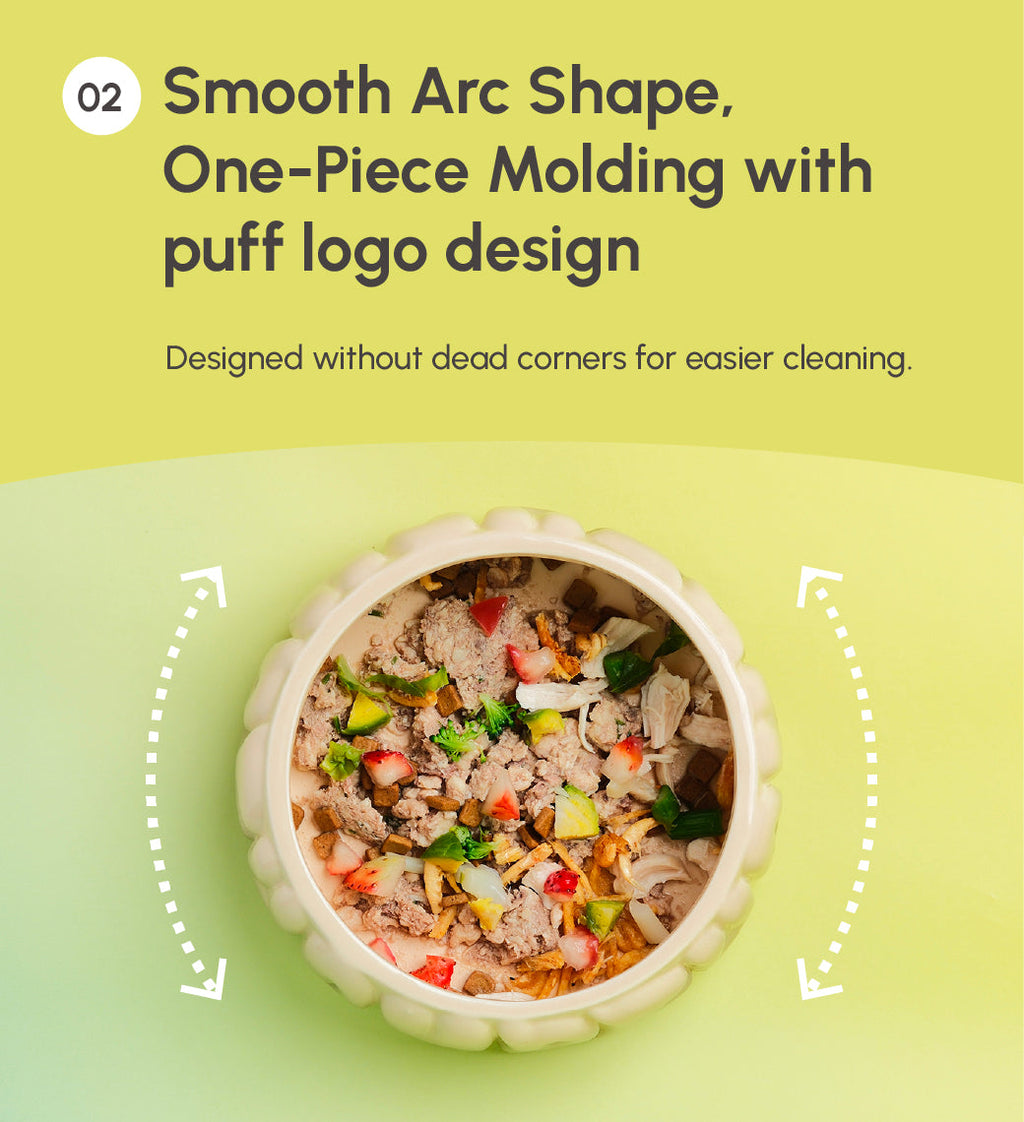 Pehom | Puff Pet Bowl - Gradient Olive