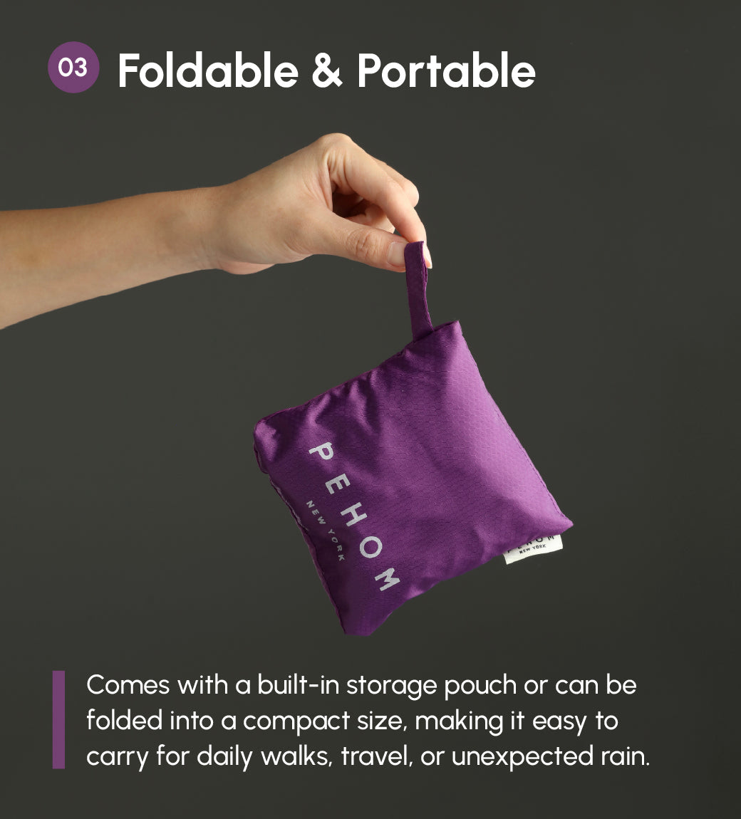 Capsule Raincoat - Purple