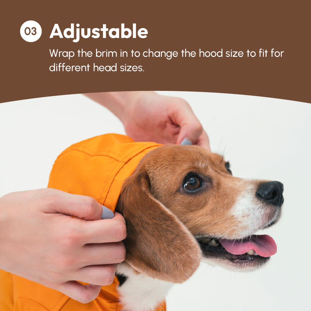 Pehom | Tribeca Adjustable Velcro Raincoat -  Choco