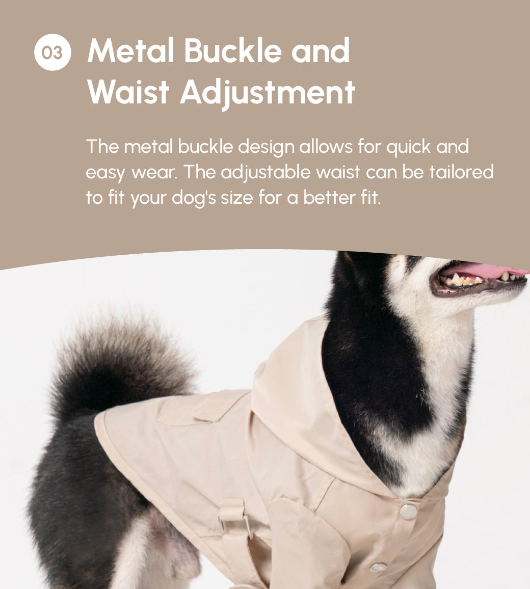 Pehom | Bowery Raincoat - Beige