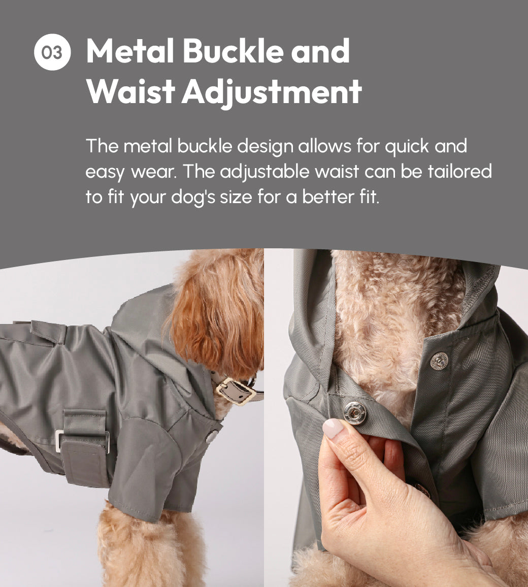 Pehom | Bowery Raincoat - Gray