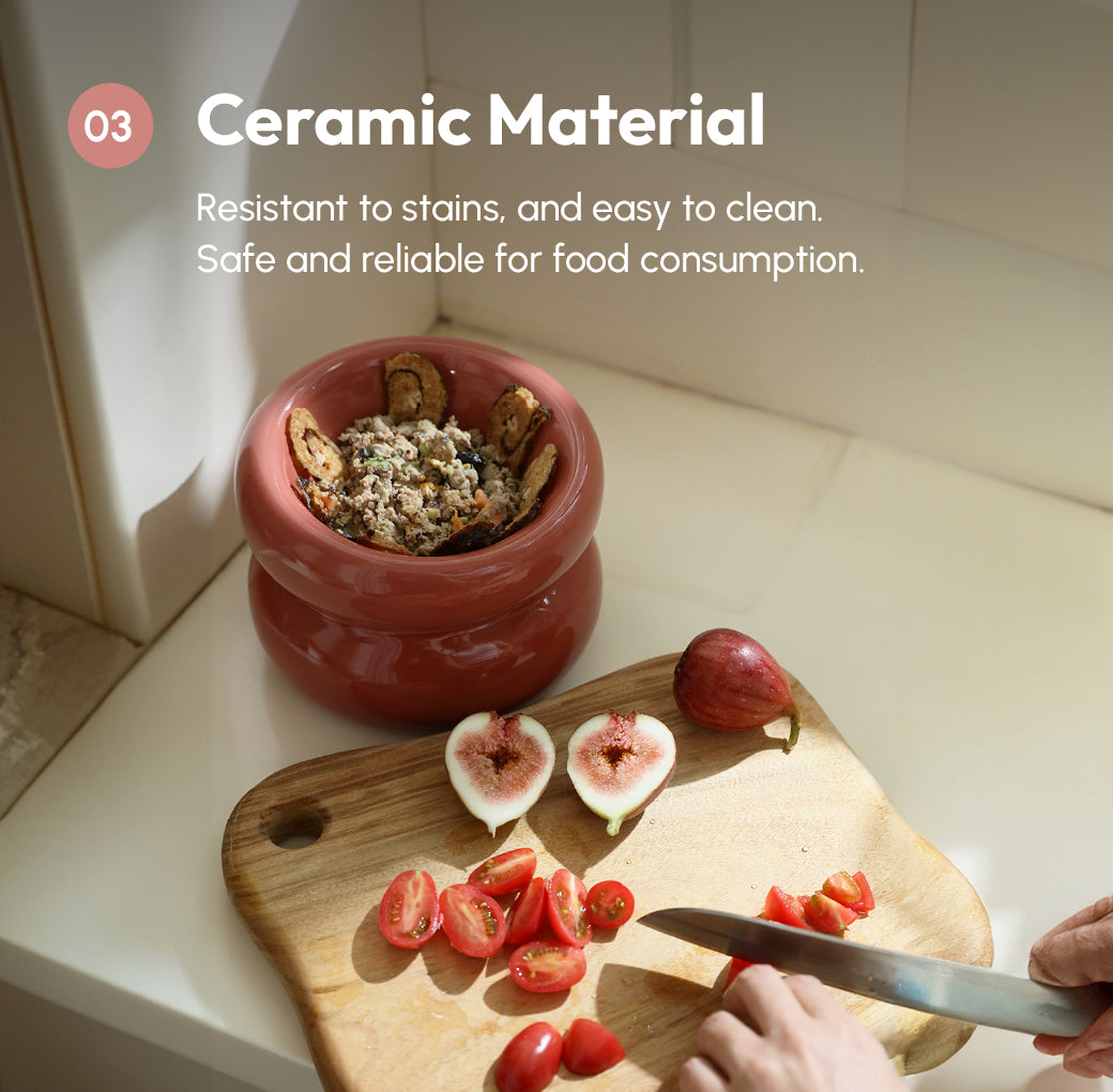 Pehom | Soufflé Pet Bowl - Rose Pink