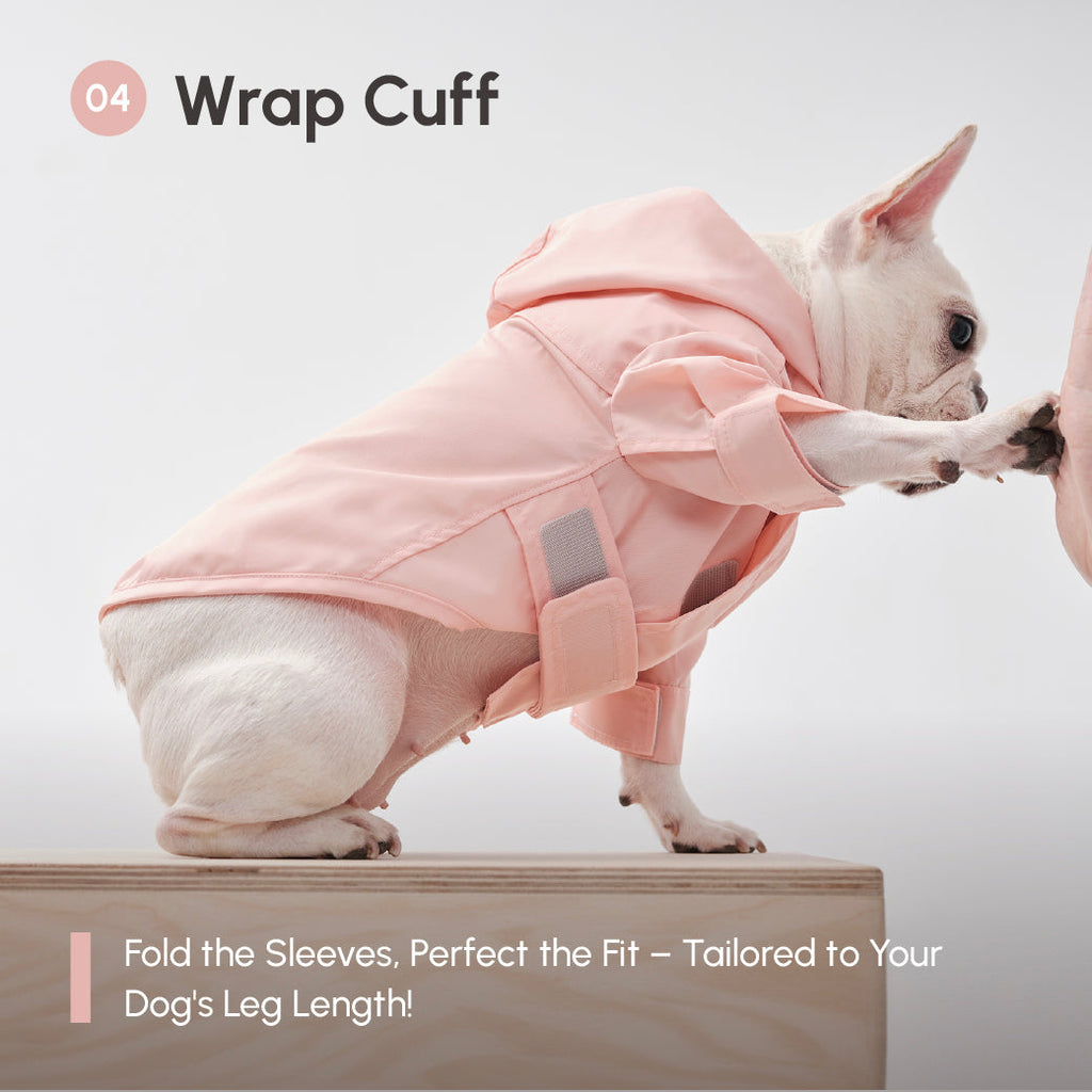 Pehom | Tribeca Adjustable Velcro Raincoat - Light Pink