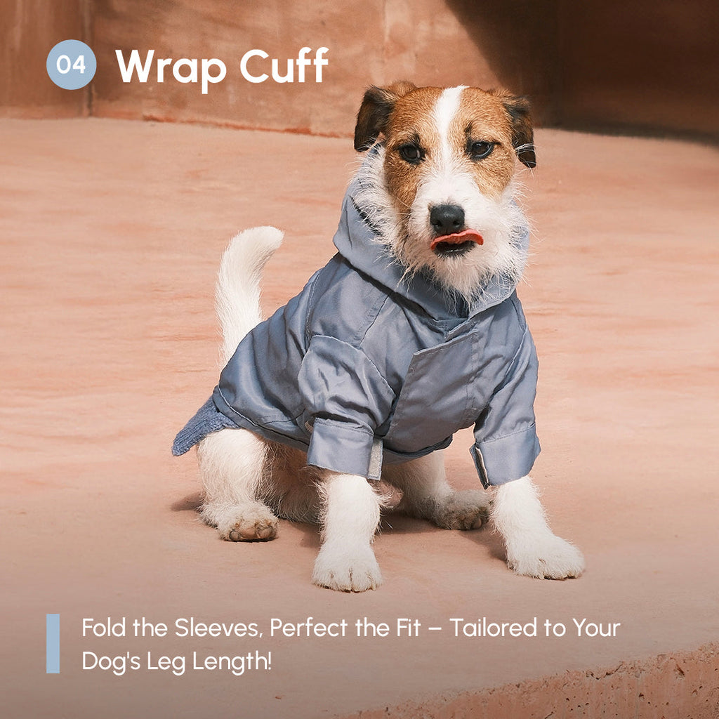 Pehom | Tribeca Adjustable Velcro Raincoat - Light Blue