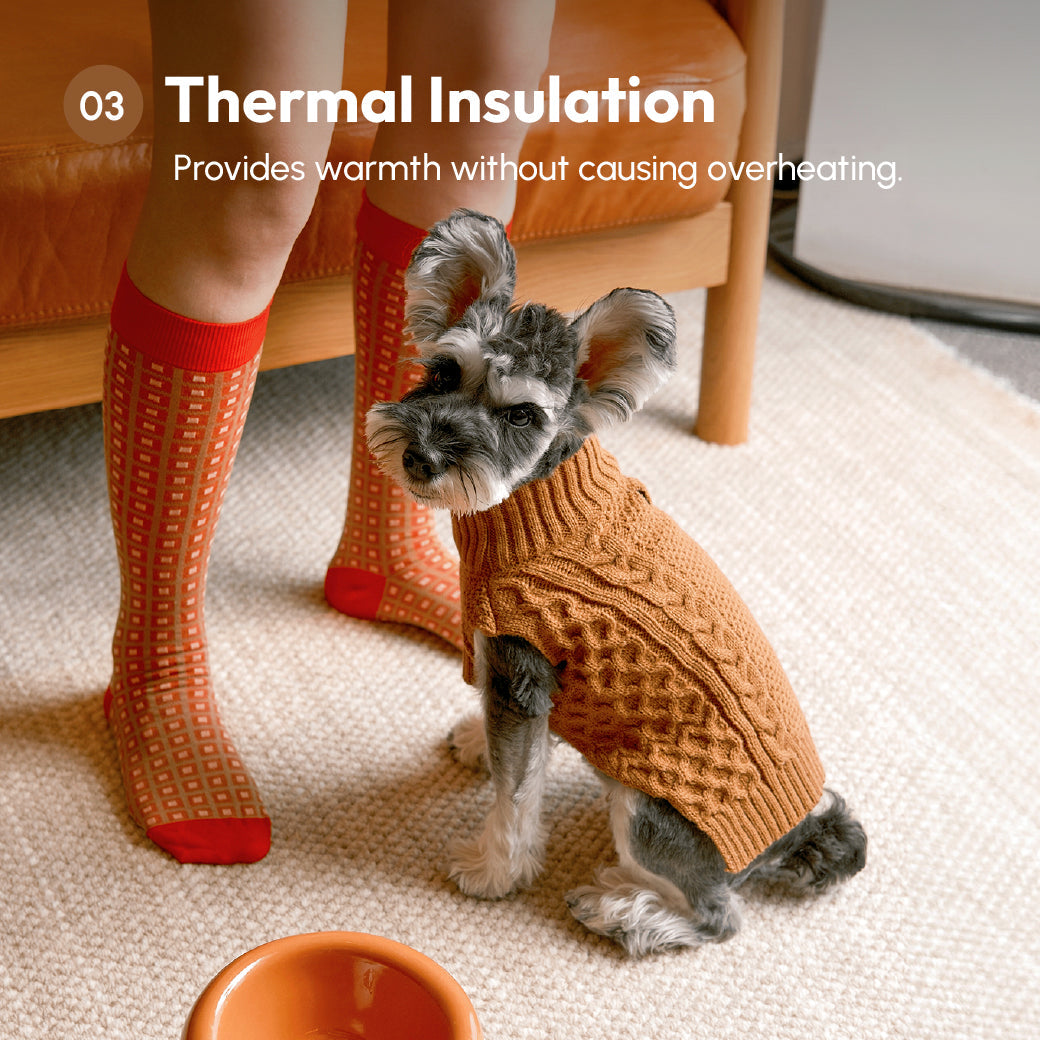 Pehom | Pet Sweater Vest - Toffee Orange