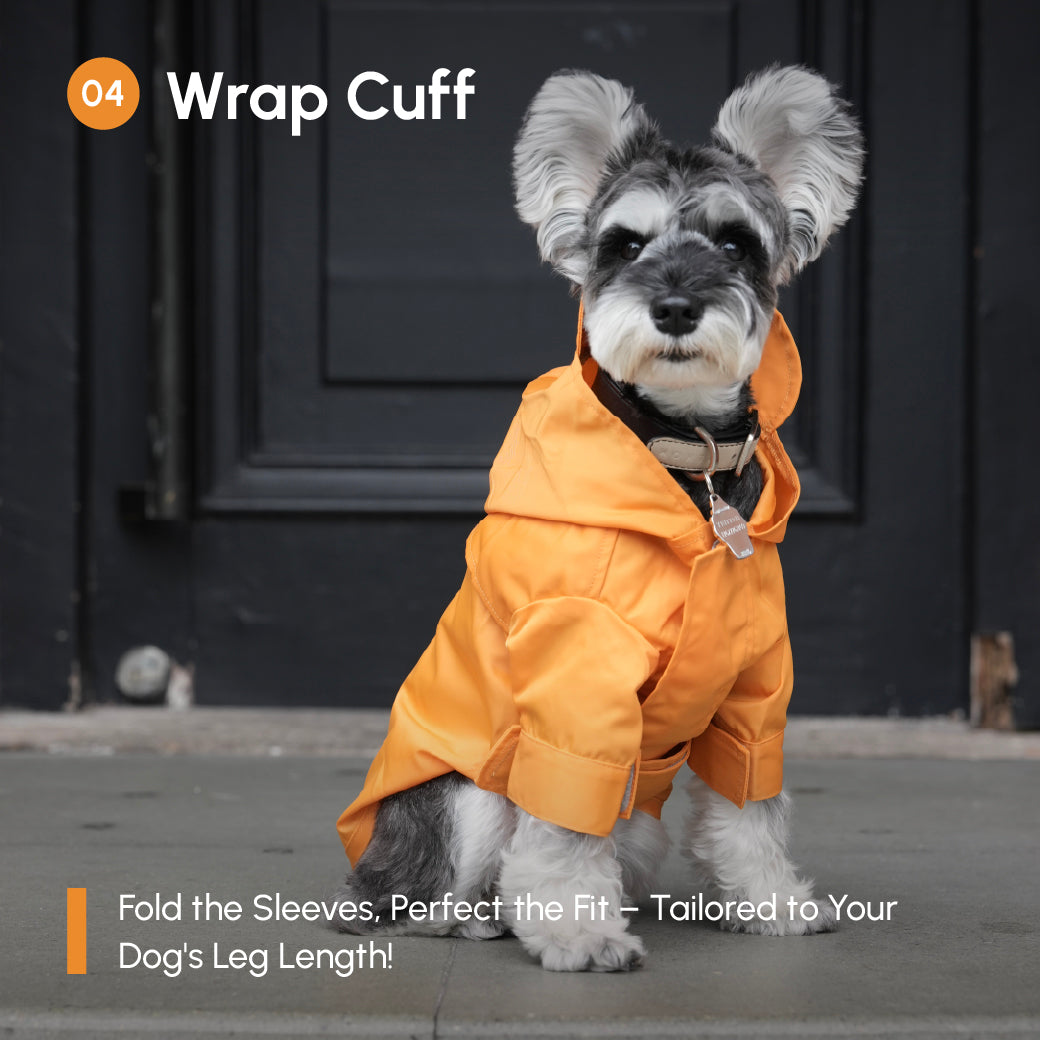 Pehom | Tribeca Adjustable Velcro Raincoat - Egg Yolk