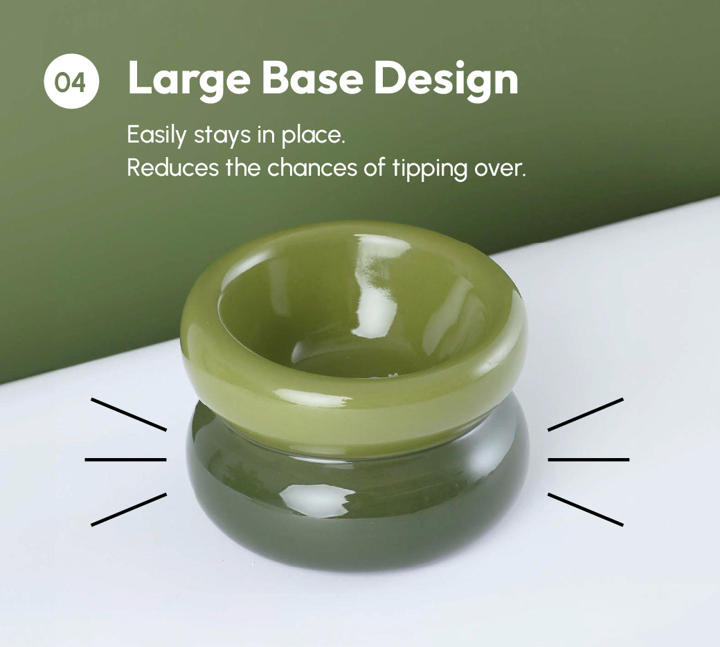 Pehom | Soufflé Pet Bowl - Avocado Green