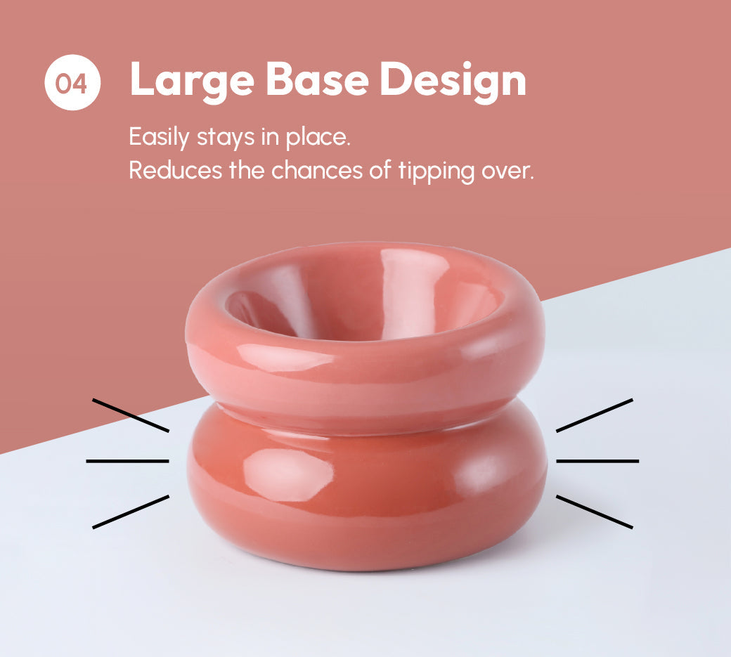 Pehom | Soufflé Pet Bowl - Rose Pink