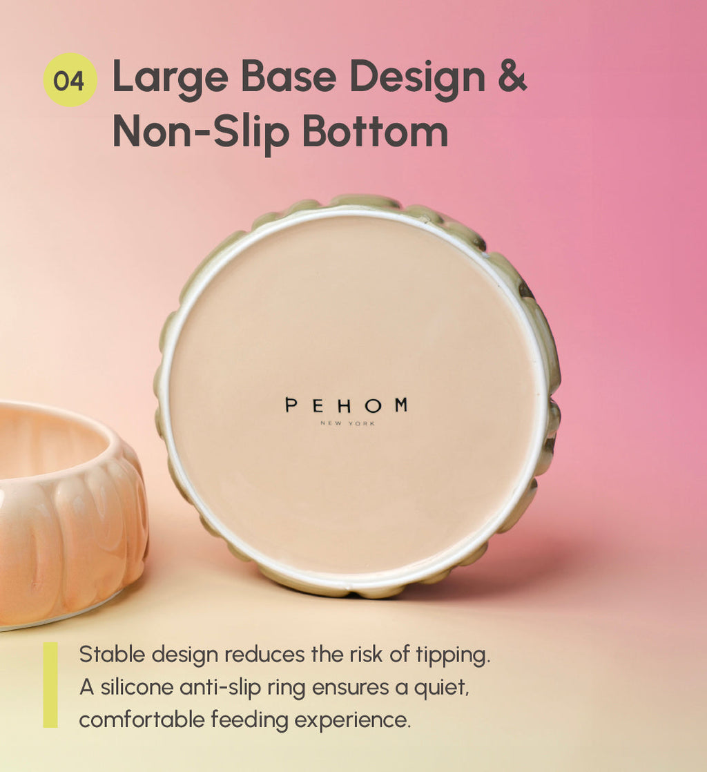 Pehom | Puff Pet Bowl - Gradient Caramel