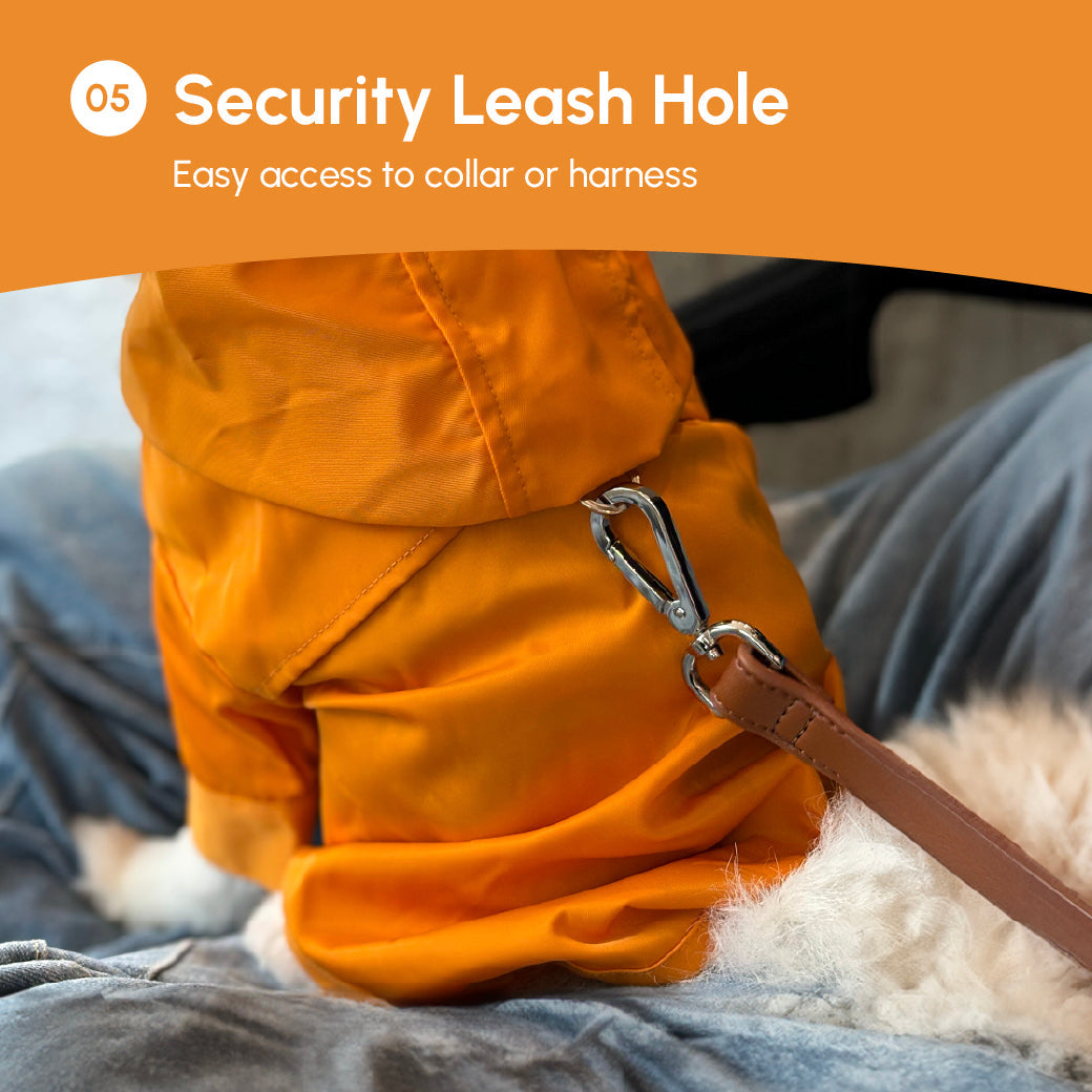 Pehom | Tribeca Adjustable Velcro Raincoat - Egg Yolk