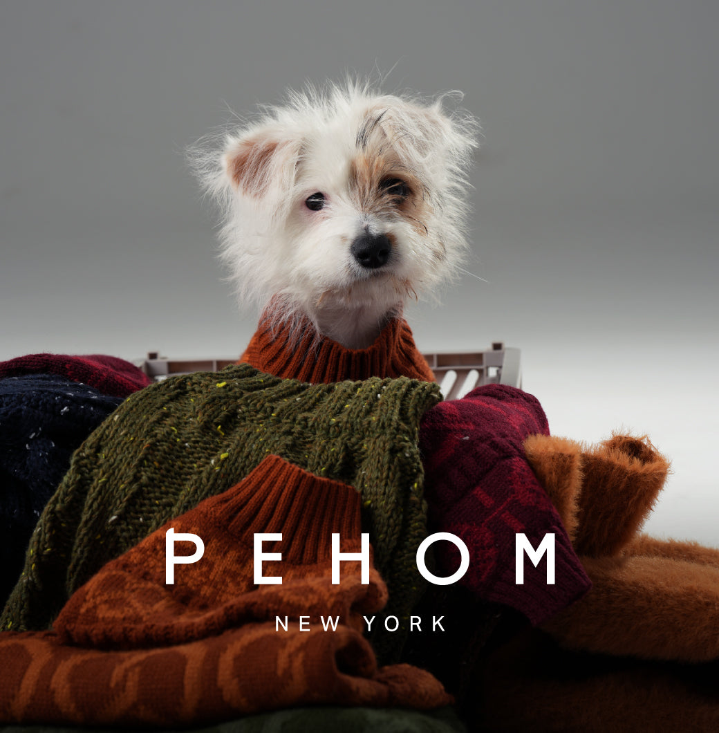 Pehom | Pretzel Pet Sweater - Tofee Orange