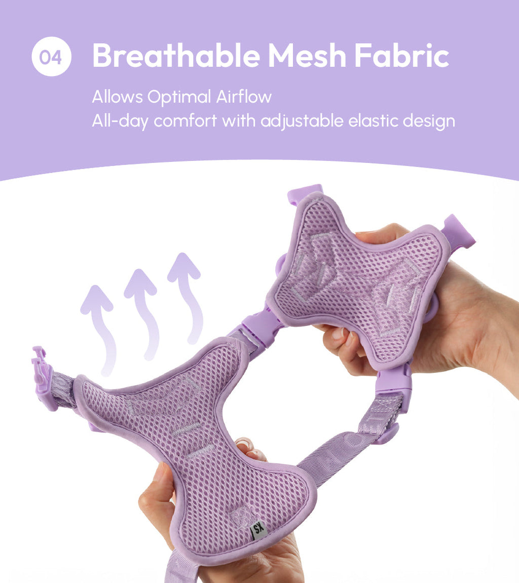 Pehom | No Pull Active Pet Harness - Mint Purple