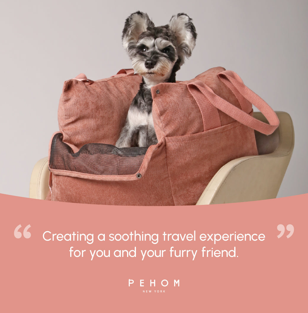 Pehom | Puff Guard Dog Car Seat - Pink