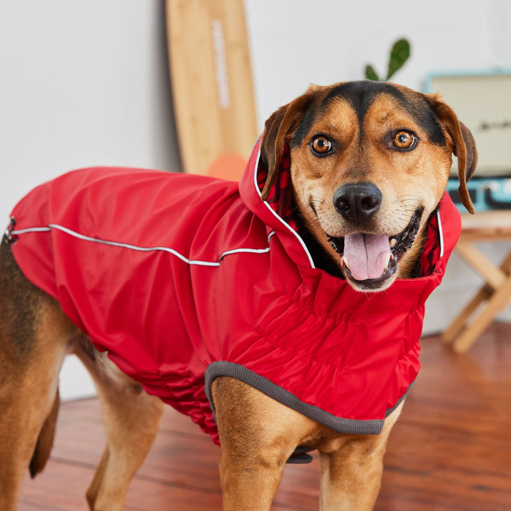 GF PET® Reversible Elasto-Fit Raincoat - Red/Red