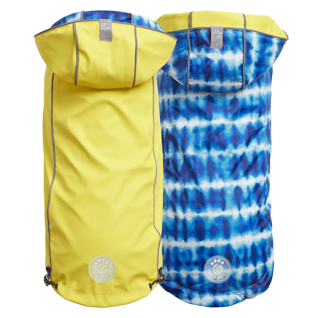 GF PET® Reversible Elasto-Fit Raincoat - Yellow/Blue