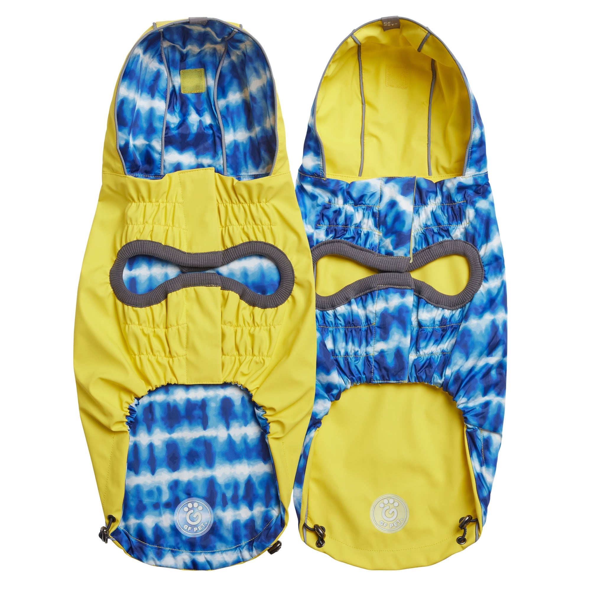 GF PET® Reversible Elasto-Fit Raincoat - Yellow/Blue