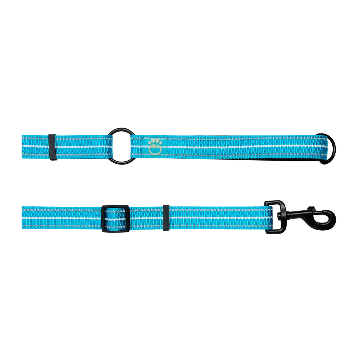 The GF PET® Reflective Leash - EEZY-6 - Neon Blue
